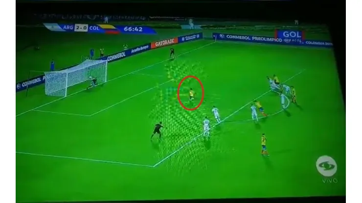 Así fue el descuento de Colombia contra Argentina