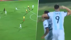 Está loco como dice Gaich: el golazo al ángulo de Urzi ante Colombia