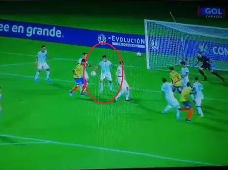 ¿Era penal? La mano en el área de Argentina que no le pitaron a Colombia