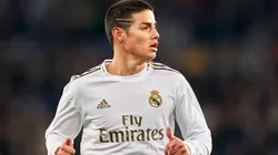 James Rodríguez, jugador del Real Madrid.