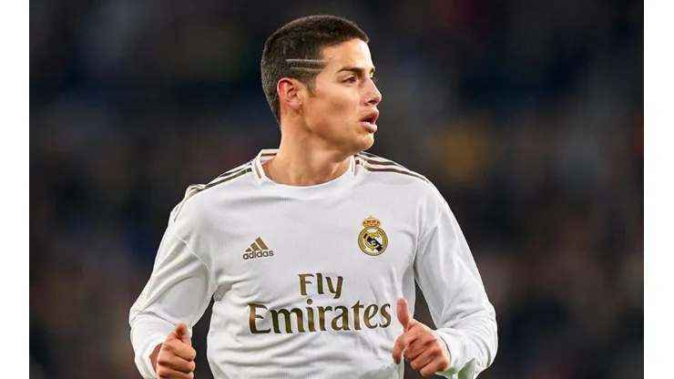 James Rodríguez, jugador del Real Madrid.