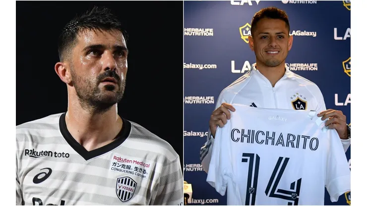 David Villa elogia a Chicharito Hernández