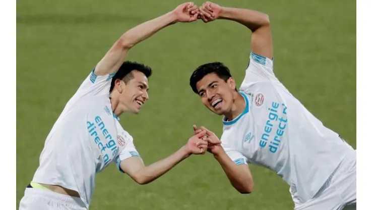 Hirving Lozano y Erick Gutiérrez