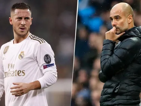 Guardiola y un mensaje al Real Madrid: "Si Hazard no está jugando bien, algo está pasando"