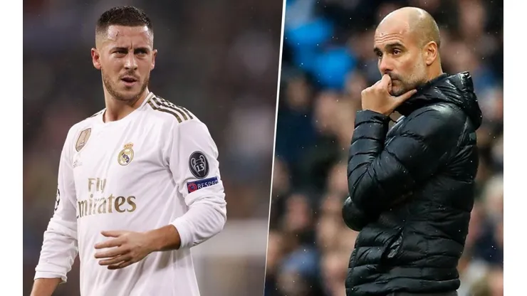 Guardiola y un mensaje al Real Madrid: "Si Hazard no está jugando bien, algo está pasando"