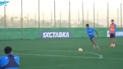 Wilmar Barrios la pifió en un entrenamiento y todos se le burlaron