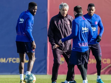 Quique Setién: "A Messi lo he visto igual que ayer o el día anterior"