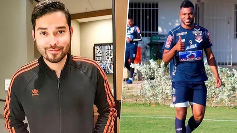 Steven Arce y Miguel Ángel Borja.