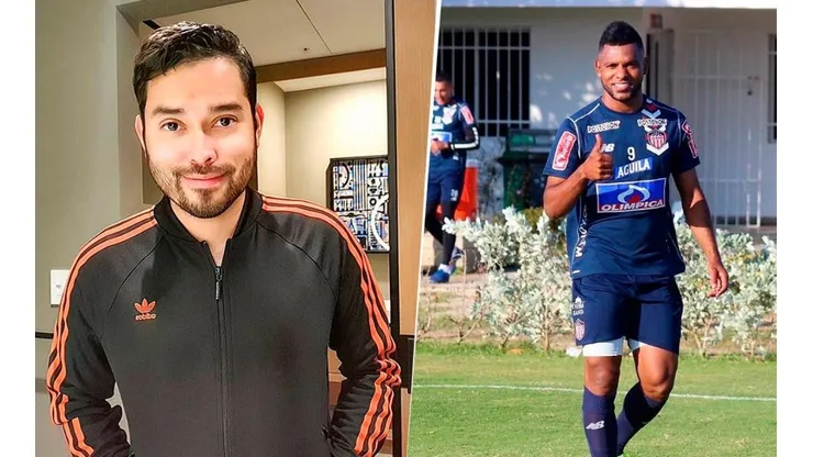 Steven Arce y Miguel Ángel Borja.