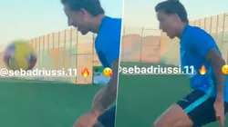 Driussi tiró magia a lo Cristiano Ronaldo en Instagram