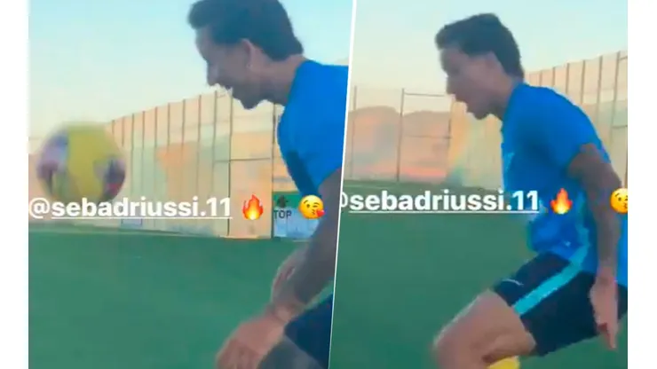 Driussi tiró magia a lo Cristiano Ronaldo en Instagram