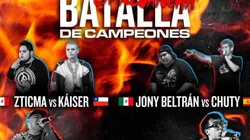 Afiche del cartel de Batallas de Campeones