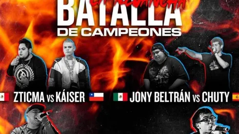 Afiche del cartel de Batallas de Campeones