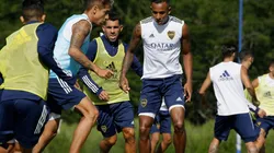 Dos bajas y un regreso en el último entrenamiento de Boca