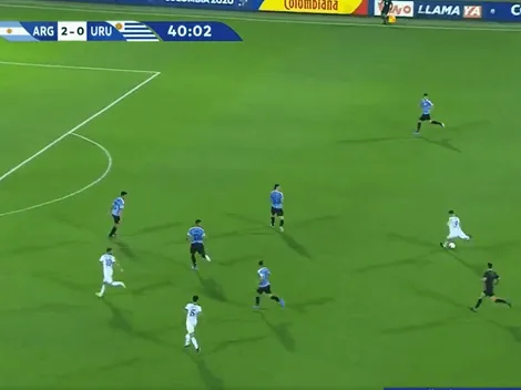 Gaich quiso meter el mejor gol de su carrera pero le pegó a cualquier lado