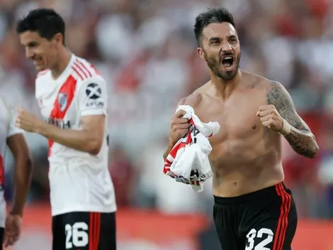 River subió el golazo de Scocco pero con una música épica de fondo