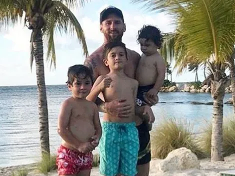 El video viral de la familia Messi jugando al fútbol