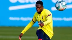 Dembélé asustó a todos en la práctica de este lunes