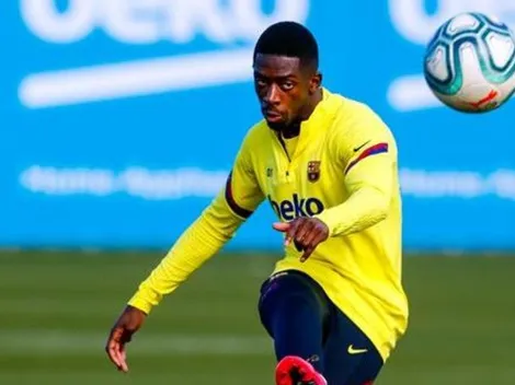 Dembélé asustó a todos en la práctica de este lunes