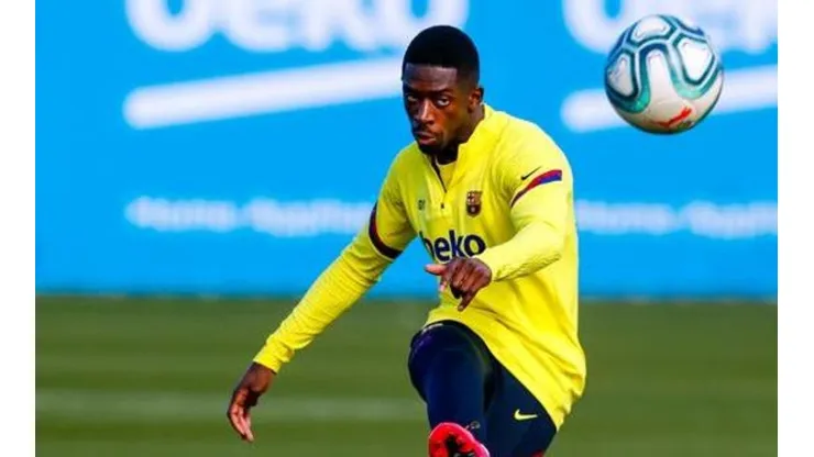 Dembélé asustó a todos en la práctica de este lunes