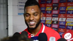 A Miguel Ángel Borja lo estrenaron en el FPC con un fuerte golpe en la cara