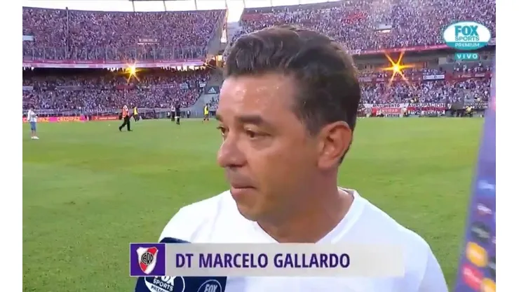 Gallardo, emocionado: "Tremendo, con uno menos casi todo el partido"