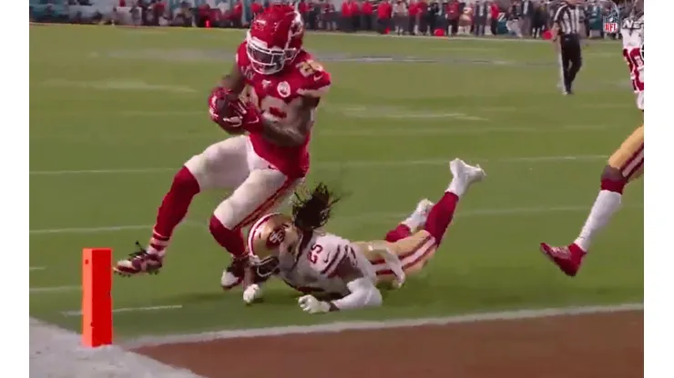 Polémica: el touchdown de los Chiefs que generó dudas en las redes sociales