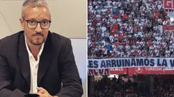 Carrozza contra los hinchas de River: "Me llamó la atención la falta de aliento"