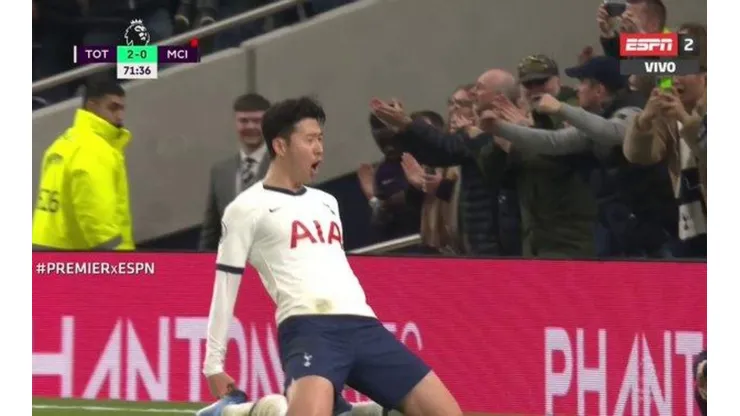 Son empezó a sentenciar al Manchester City
