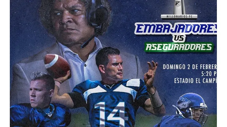 En modo Super Bowl, Millonarios presentó su formación titular