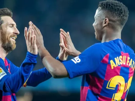 Ganó Barcelona: entre Messi y Ansu Fati se cargaron al Levante