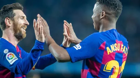 Ganó Barcelona: entre Messi y Ansu Fati se cargaron al Levante
