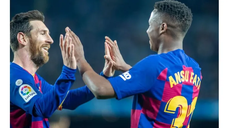 Ganó Barcelona: entre Messi y Ansu Fati se cargaron al Levante