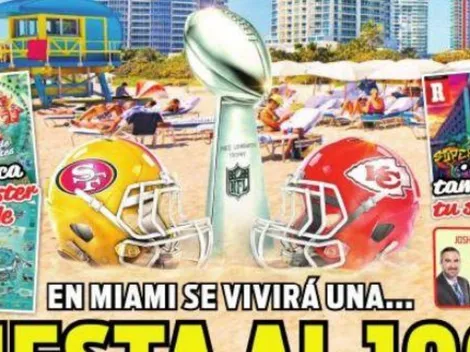 Todo se lo lleva el Super Bowl y América con solo recuadros, las portadas de hoy