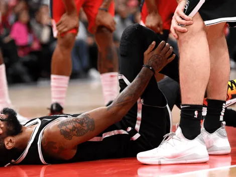 ¡Pésimas noticias! Kyrie Irving volvió a salir lesionado