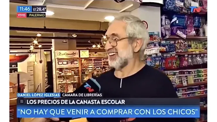 Estaba dando consejos para comprar útiles escolares y terminó troleando a Boca