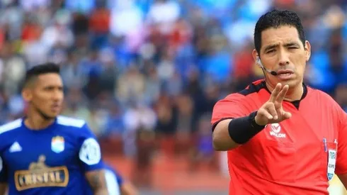Haro fue el juez principal del partido en Cajamarca entre Sporting Cristal y UTC.