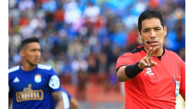 Haro fue el juez principal del partido en Cajamarca entre Sporting Cristal y UTC.