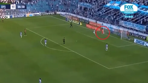 ¿Qué quiso hacer? Unsain se metió un insólito gol en contra