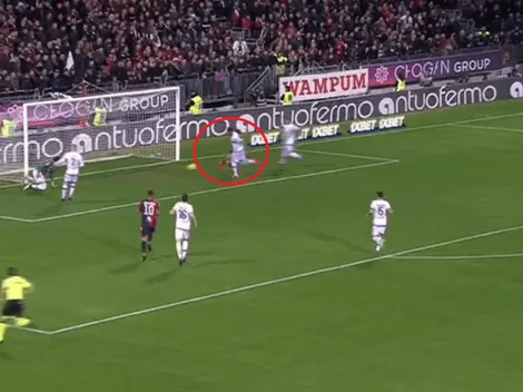 El goleador de la familia: Gio Simeone marcó en el empate de Caglari