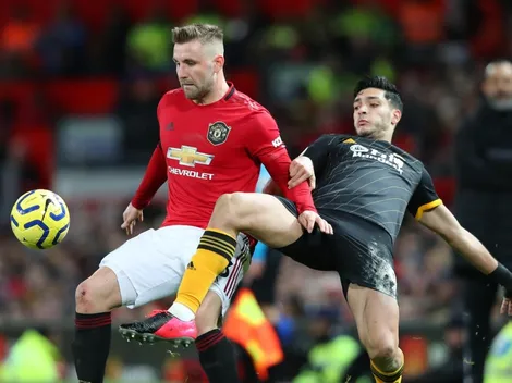 Con Raúl Jiménez, el Wolverhampton no pudo vencer al Manchester United en Old Trafford