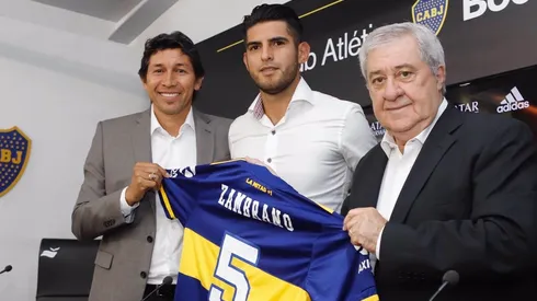 Foto de Carlos Zambrano, ahora jugador de Boca.