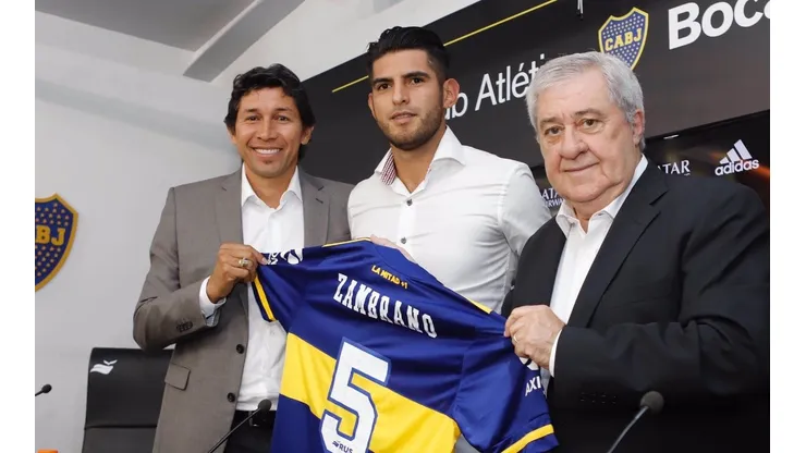 Foto de Carlos Zambrano, ahora jugador de Boca.