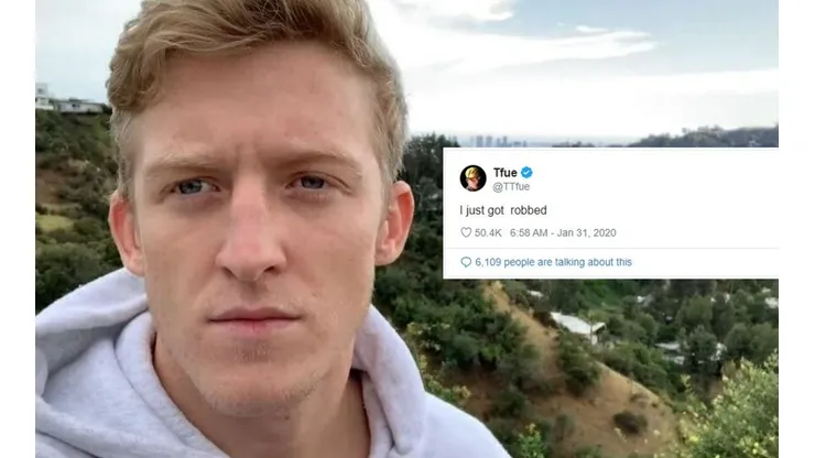 Tfue fue víctima de un robo luego de participar del torneo de caridad de Fortnite x NFL