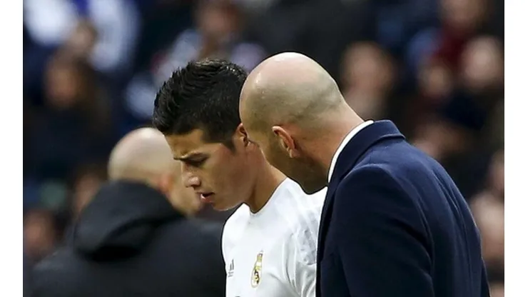¿Espaldarazo de Zidane? James, convocado para clásico vs. Atlético de Madrid