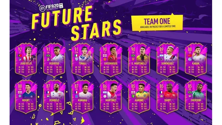 Future Stars del FIFA 20 Ultimate Team revelados ¡Podrás mejorarlos jugando!
