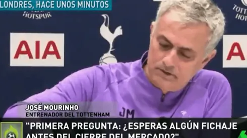 Lo amamos: Mourinho no necesita periodistas y él hizo su primera pregunta