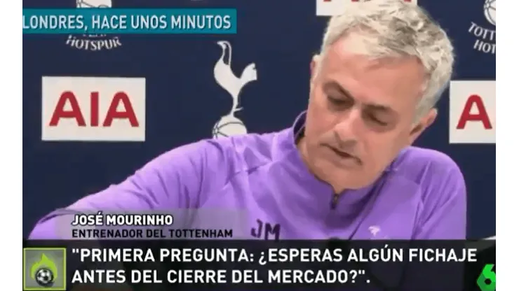Lo amamos: Mourinho no necesita periodistas y él hizo su primera pregunta