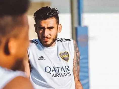 Salvio subió foto haciéndose el lindo, un hincha de Boca lo criticó y él lo troleó