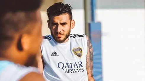 Salvio subió foto haciéndose el lindo, un hincha de Boca lo criticó y él lo troleó